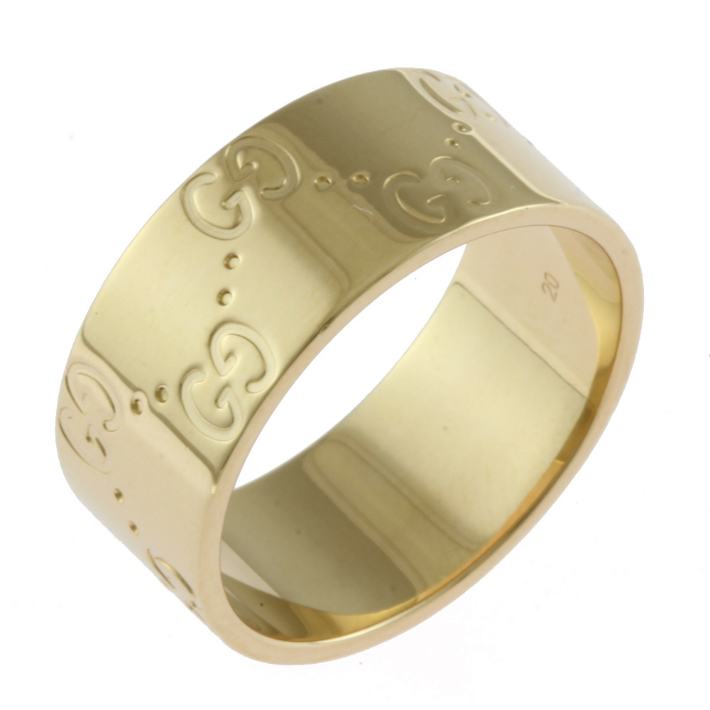 Gucci Icon Wide Ring No. 19 18k Unisex Gold